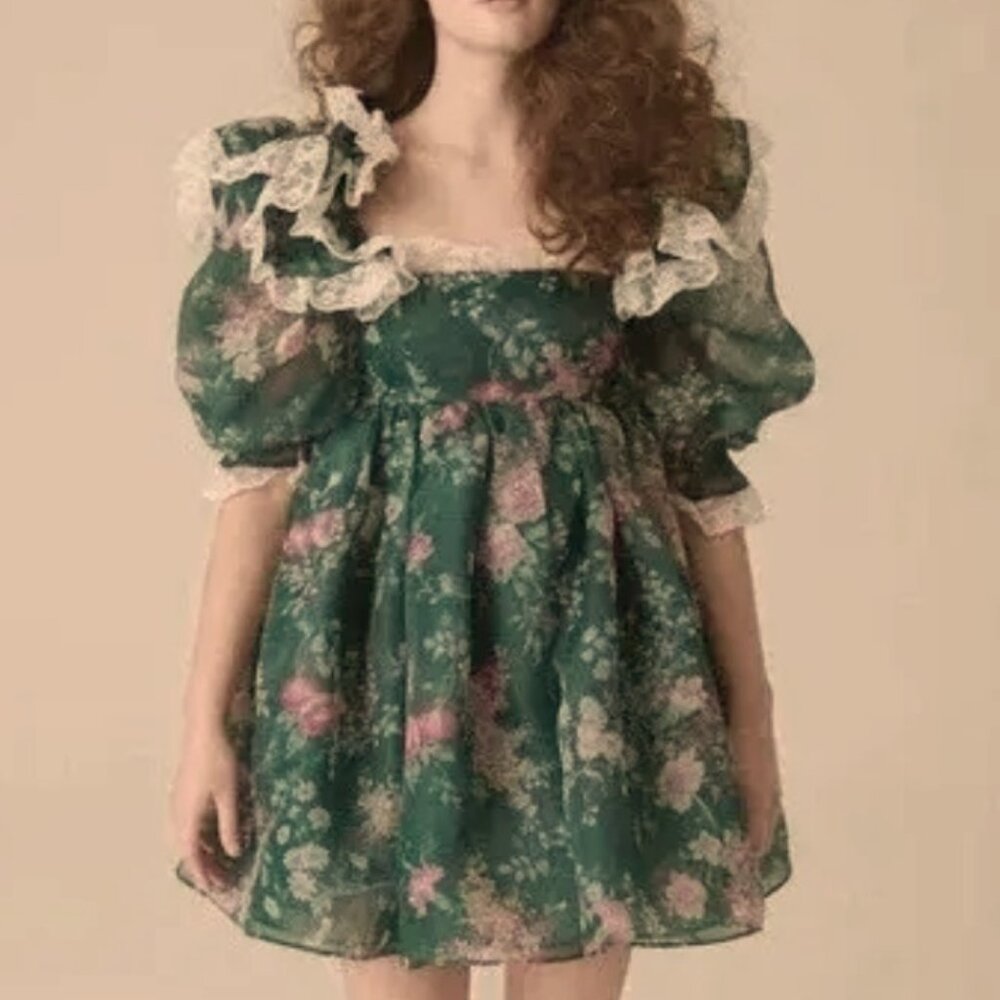 Selkie Green Gables Sugarfrill Dress - 4X